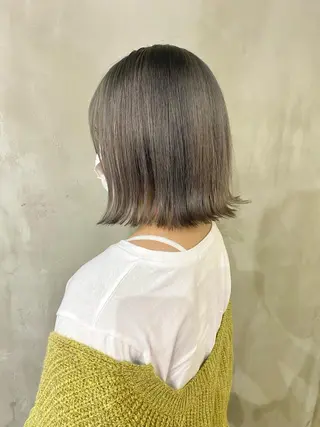 ショート カラー ヘアアレンジ メンズ ササキカズマ〻透明感 〻色落ち〻赤み消しのヘアスタイル