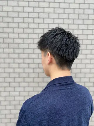 ショート メンズ 岡本 拓朗のヘアスタイル