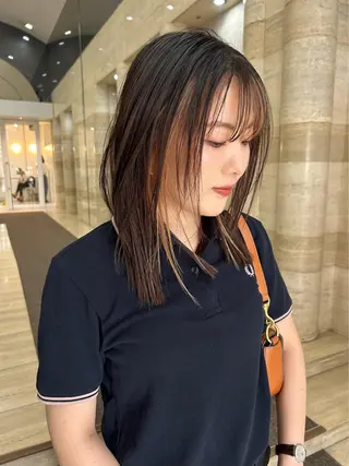 ミディアム 韓国/透明感 Veluaのヘアスタイル
