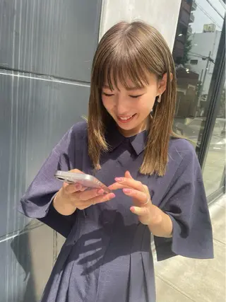 ミディアム ♡ma ki♡のヘアスタイル