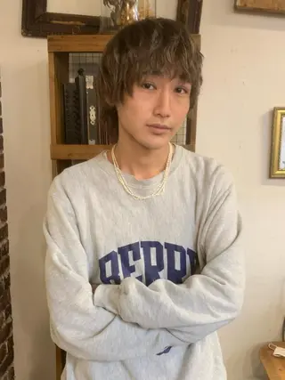 カラー メンズ Joh/メンズカット /レイヤー/ブリーチのヘアスタイル