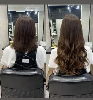 ミディアム 濱川響太レディース カットモデルのヘアスタイル