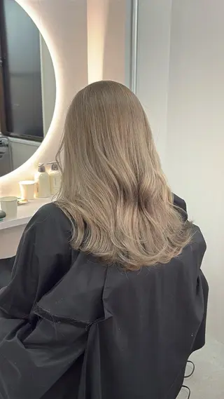 セミロング カラー ALLEN hair 梅田店のヘアスタイル