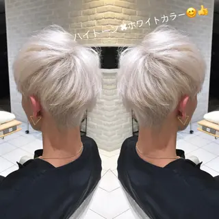 ショート カラー メンズ Uno. 本気で ヘアに悩む方へ✨のヘアスタイル