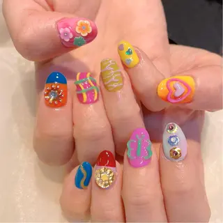 ネイル 新井 ひなののネイルデザイン