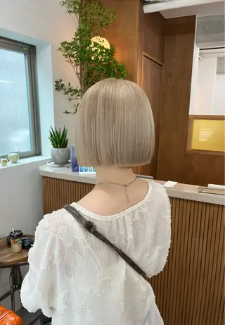 ショート 🌙透明感カラー✖︎ カンナ🌙のヘアスタイル