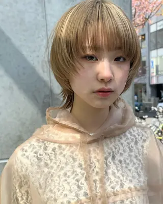 ショート カラー YUKINA /arte peloのヘアスタイル