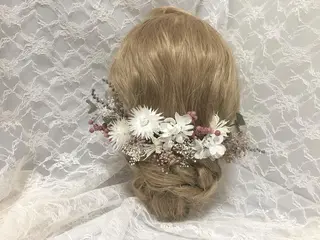 ヘアアレンジ ミディアム ヘアアンドメイクムタ 新居のヘアスタイル