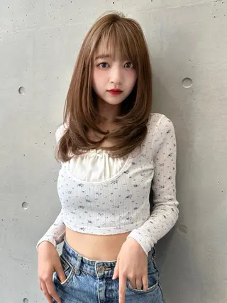 ロング ダメージレス縮毛矯正 髪質改善【美冴】のヘアスタイル
