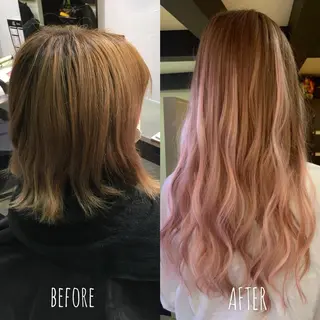 セミロング カラコレなんば店所属・カラコレなんば TOPstylistのヘアスタイル