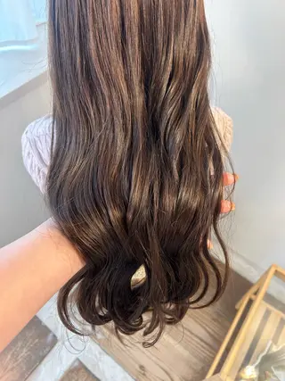 カラー shu ラベンダー/ピンクのヘアスタイル