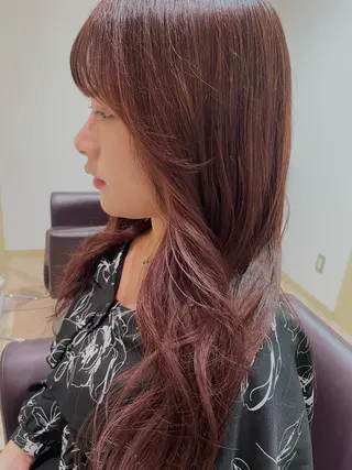 ロング 韓国/顔周りカット /キム チョウヒのヘアスタイル