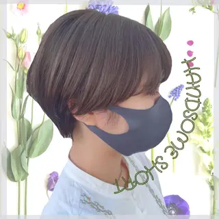 ショート カラー 🌺ウルフカット職人 新垣渚🐺のヘアスタイル