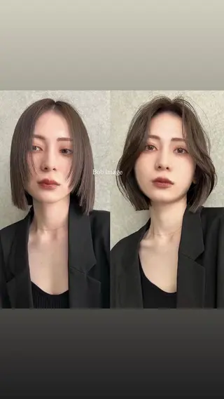 ミディアム 西脇 弥生のヘアスタイル