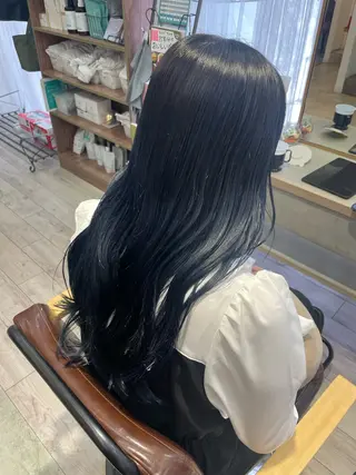 ロング カラー 川村 諒のヘアスタイル