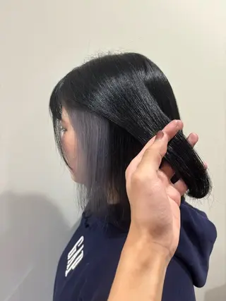 セミロング カラー 大宮/カラーマスター ムラ修正🥀森山陽向のヘアスタイル