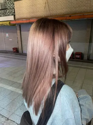 ロング カラー イマイ リサのヘアスタイル