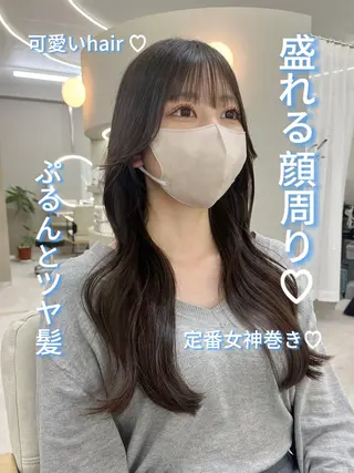 ロング i.+SAPPORO所属・くびれボブ🎀 くびれミディアム🎀のヘアスタイル