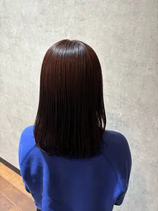 セミロング 下山 萌華のヘアスタイル