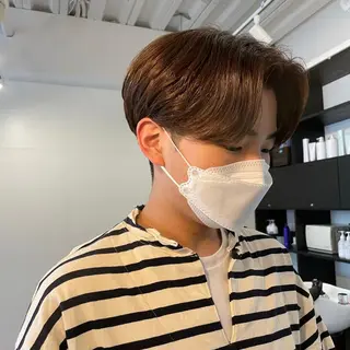 ショート カラー メンズ B TECH by Zen【ビーテックバイゼン】所属・メンズパーマ/京都駅 /メンズ/奥村航平のヘアスタイル