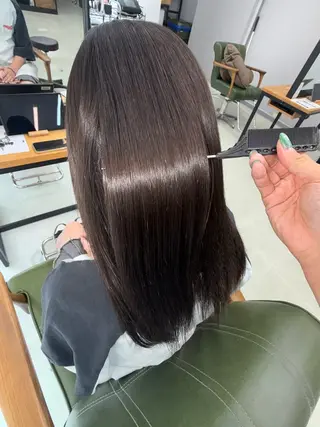 セミロング 小池 風賀のヘアスタイル