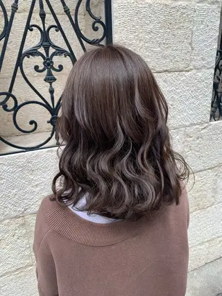 セミロング ＊ブリーチカラー＊ 🫧M🫧のヘアスタイル