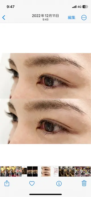 マツエク・マツパ Quni ☁️のマツエク・マツパデザイン