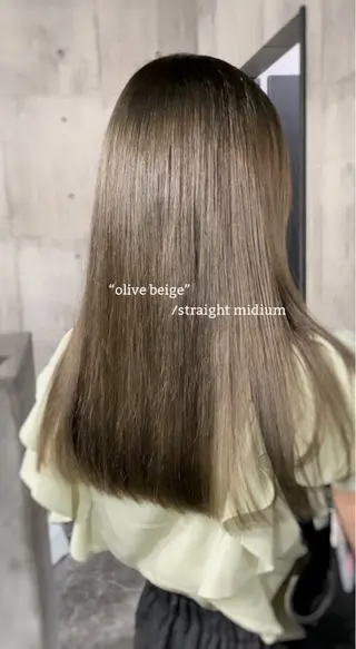 セミロング カラー olume(オルメ)所属・山田隆成/韓国カット バレ、ハイライト得意のヘアスタイル