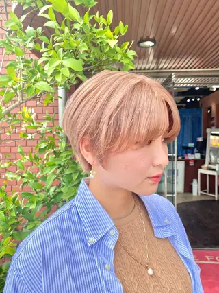 ショート FACE FOR HAIR所属・お客様寄り添い型 美容師セキネユウタのヘアスタイル