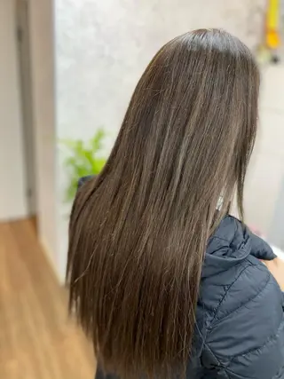 ロング カラー ヘアアレンジ GLOSS 心斎橋 山上のヘアスタイル