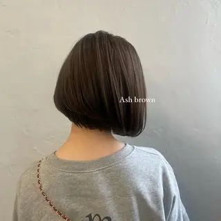 ショート Mirai/ 艶カラー/暖色カラーのヘアスタイル