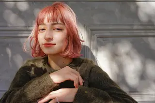 ミディアム パーマ カラー N° +aero 横浜のヘアスタイル