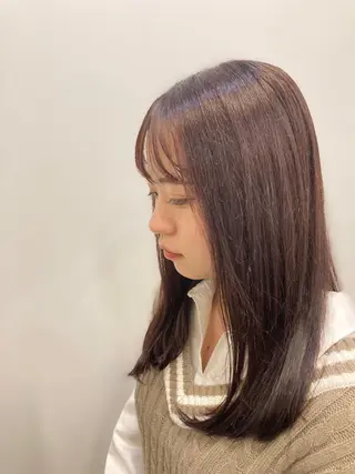 セミロング 新田龍之輔 →メンズ／派手髪のヘアスタイル