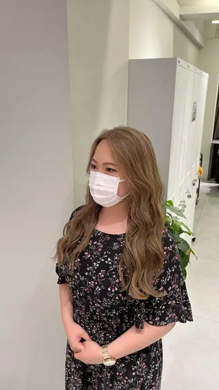 ロング カラー 髪質改善/レイヤー 兼折楓馬のヘアスタイル