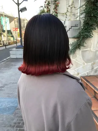 ミディアム カラー 🩶【推しハイトーン 】yuzu🩶のヘアスタイル