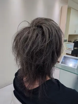 ミディアム ヘアアレンジ メンズ 🐺一ノ瀬 凌 / デザインウルフ🐺のヘアスタイル