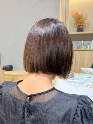ショート カラー 神戸ボブ✂️ ioe三宮/田 伸佳のヘアスタイル