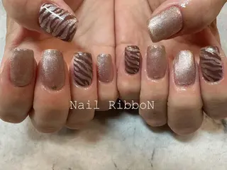 ネイル ネイルリボン 石田のネイルデザイン