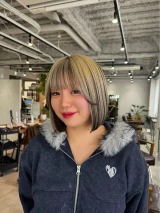 ミディアム 🌈ボブ/ショート/ 梅田美容室🌈もあのヘアスタイル