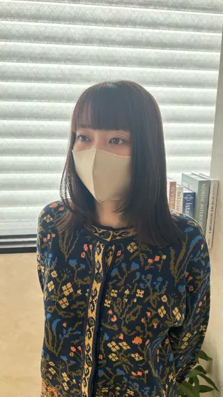 ミディアム カラー Eleanor枚方店 店長　飛鳥　薫のヘアスタイル