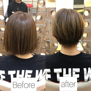 ショート カラー 髪質改善専門店QOLU所属・✨髪質改善専門店✨ QOLU✨のヘアスタイル