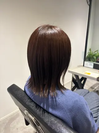 セミロング 長尾ゆりの/ボブ/ ベージュ/ハイトーンのヘアスタイル