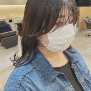 セミロング ☁️RIKA☁️ @ri2_____bのヘアスタイル