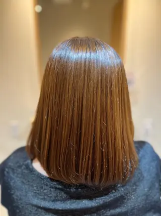 ミディアム カラー パーマ 髪質改善 sea hair 新丸子 武蔵小杉【セア】所属・髪質改善sea 安田恵美のヘアスタイル