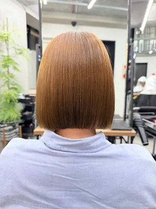 ミディアム 髪質改善/美髪矯正/ 小顔ボブNANAのヘアスタイル