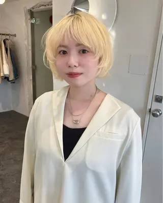 ショート レイヤー/ケアパーマ /ニュアンス/モードのヘアスタイル