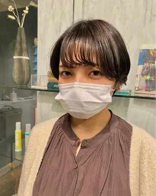 ショート パーマ ROBBY所属・松井美樹/似合わせ ガーリー・韓国のヘアスタイル