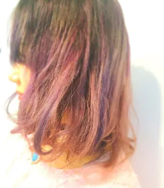 ミディアム カラー Maestro所属・🪼個性、雰囲気🪼 ⛈オカダ🎧のヘアスタイル