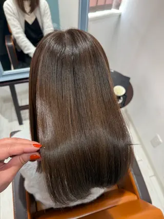 ミディアム 🍊髪質改善🍊縮毛 矯正🍊濱野紗奈🍊のヘアスタイル