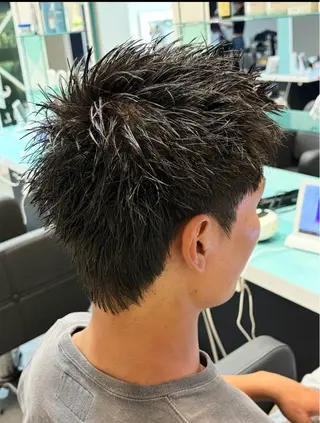ショート メンズ Aguhair dolce所属・すぐ予約可能⭕️ さかもとゆうきのヘアスタイル